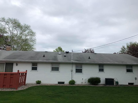 Roof algae in Wisconsin | Professional Roof Cleaning